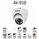 480 TVL Super Had CCD Dome Camera Av-910